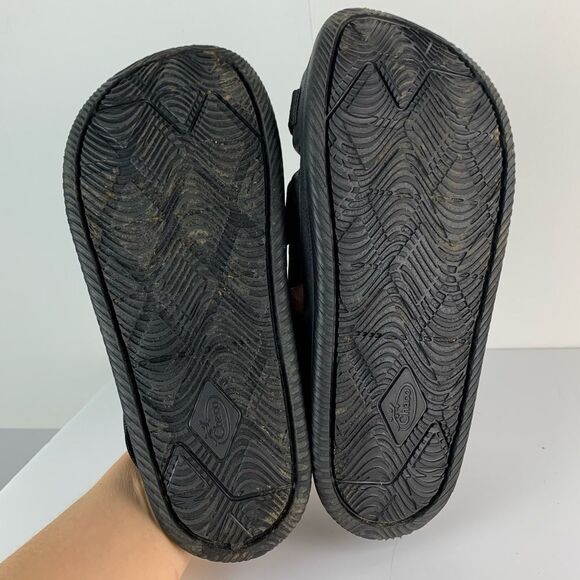 Chaco kid’s junior Black CHILLOS Sport Sandal adjustable strap size 5 - Picture 7 of 7